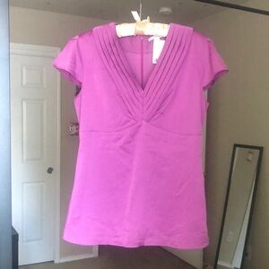 Banana Republic Silky, Purple Top (NWT)